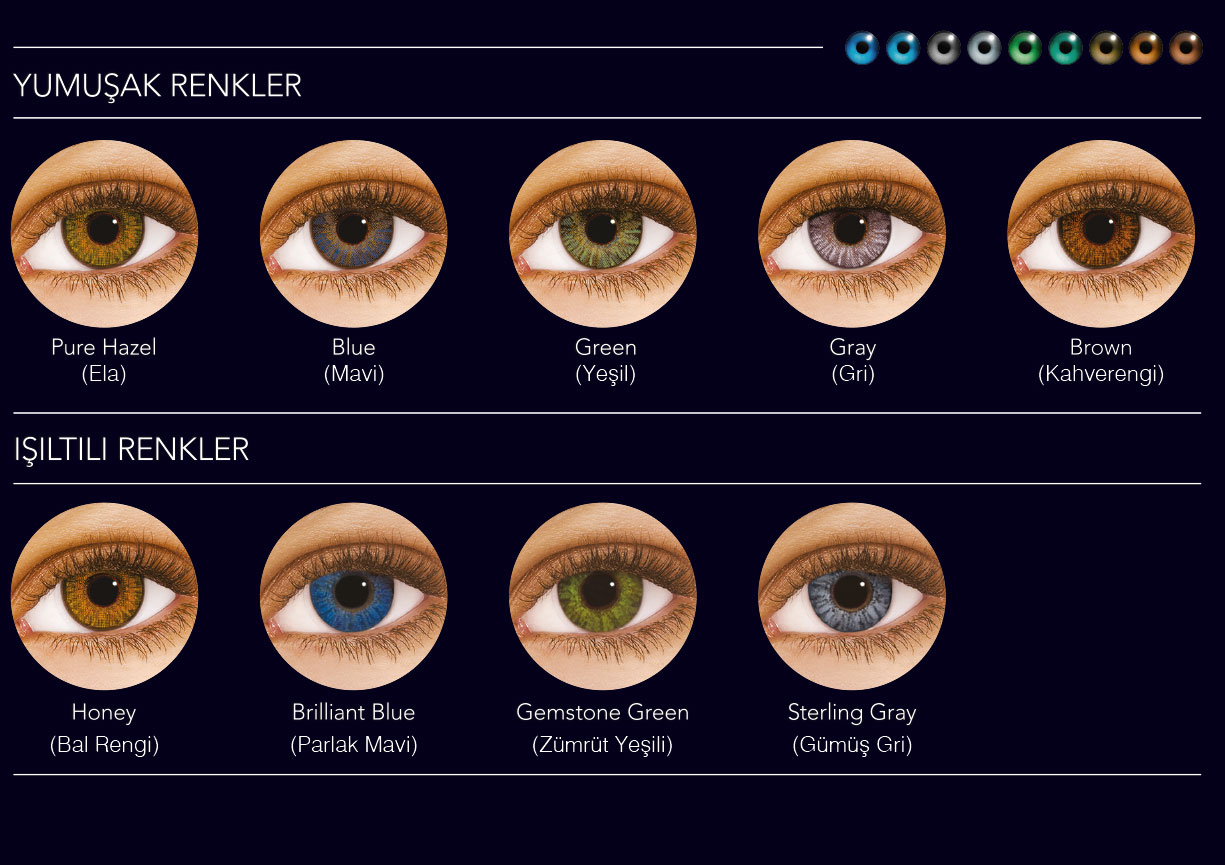 Renkli Lens Nedir? Optikbilgi